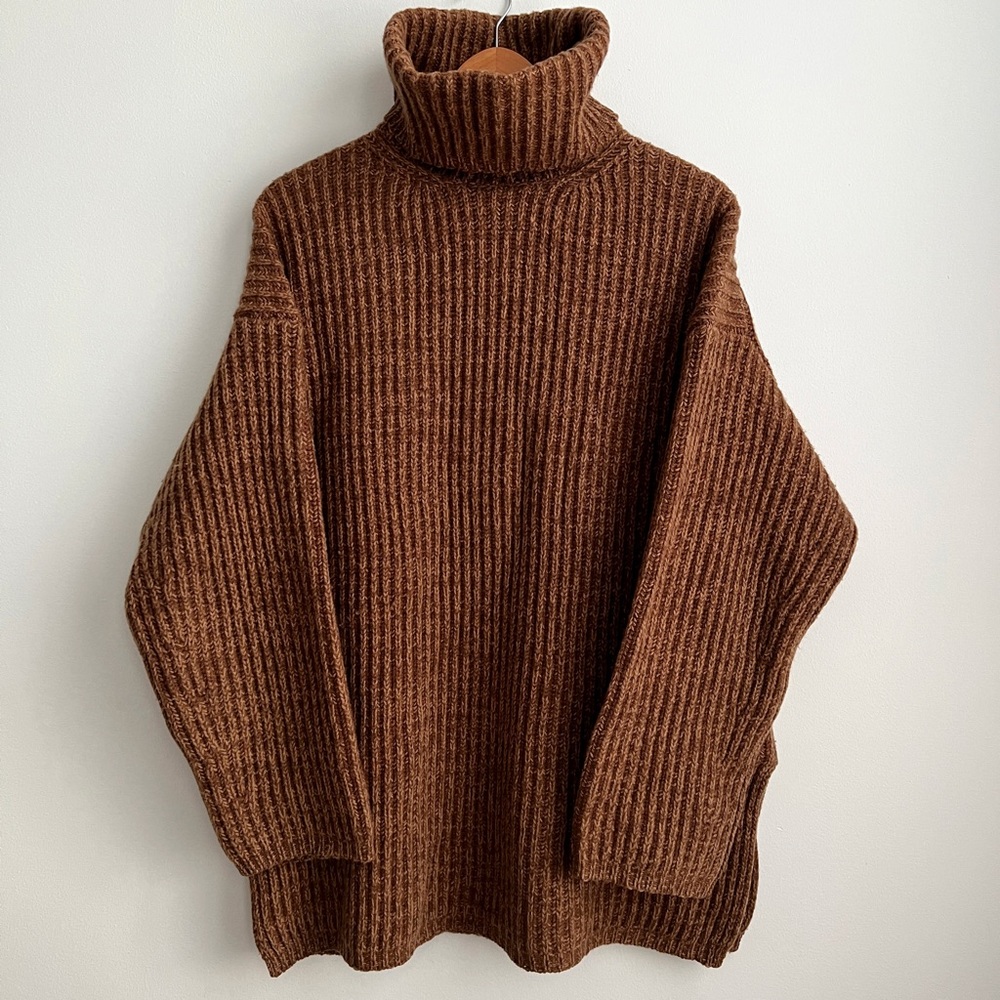 ☆ brown acne studios disa knit turtleneck